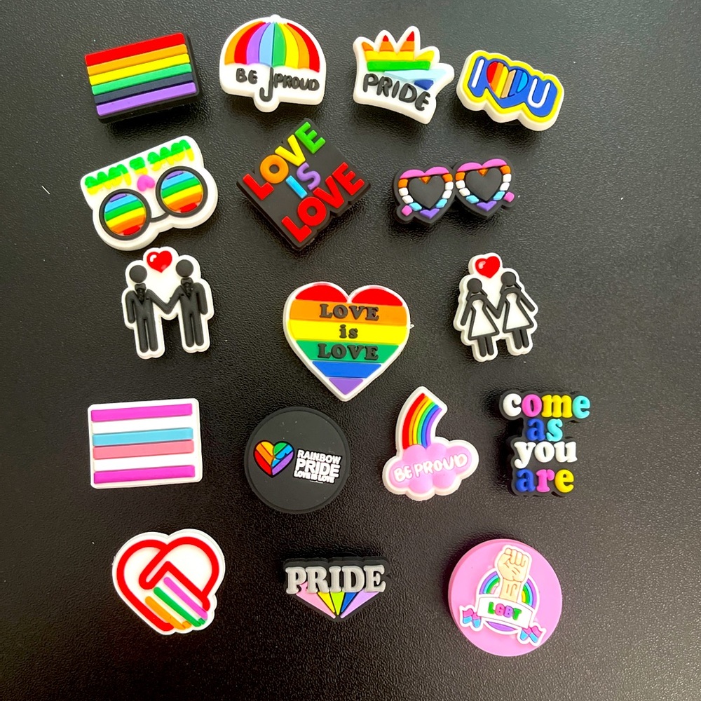 Croc charms set LGBTQ #2
